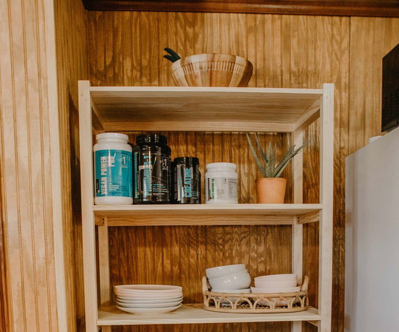 DIY Shelving Unit | Organization