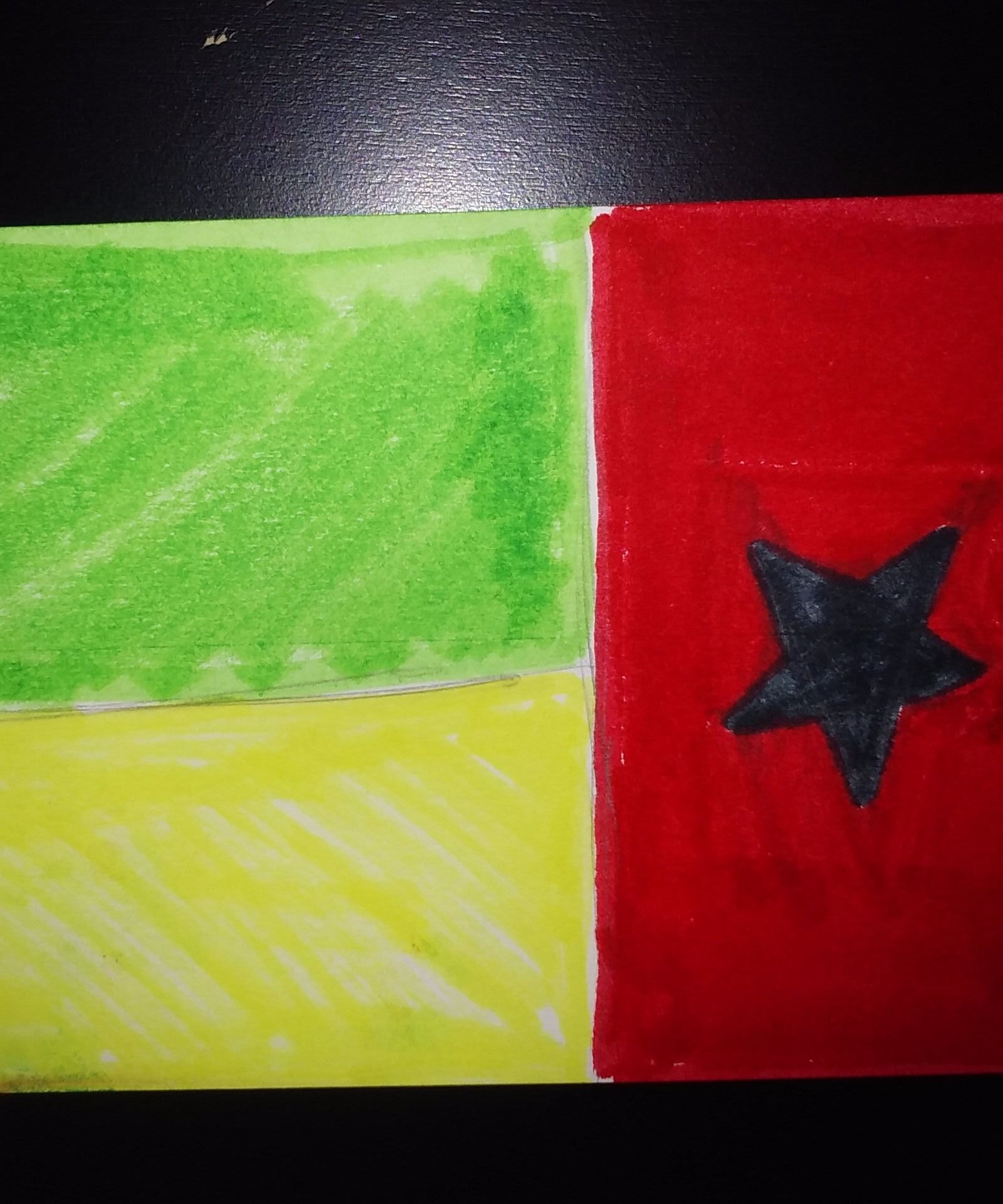 DIY Flag Art:Guinea - Bissau