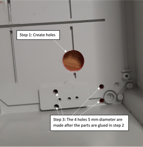 Glueing the Brackets