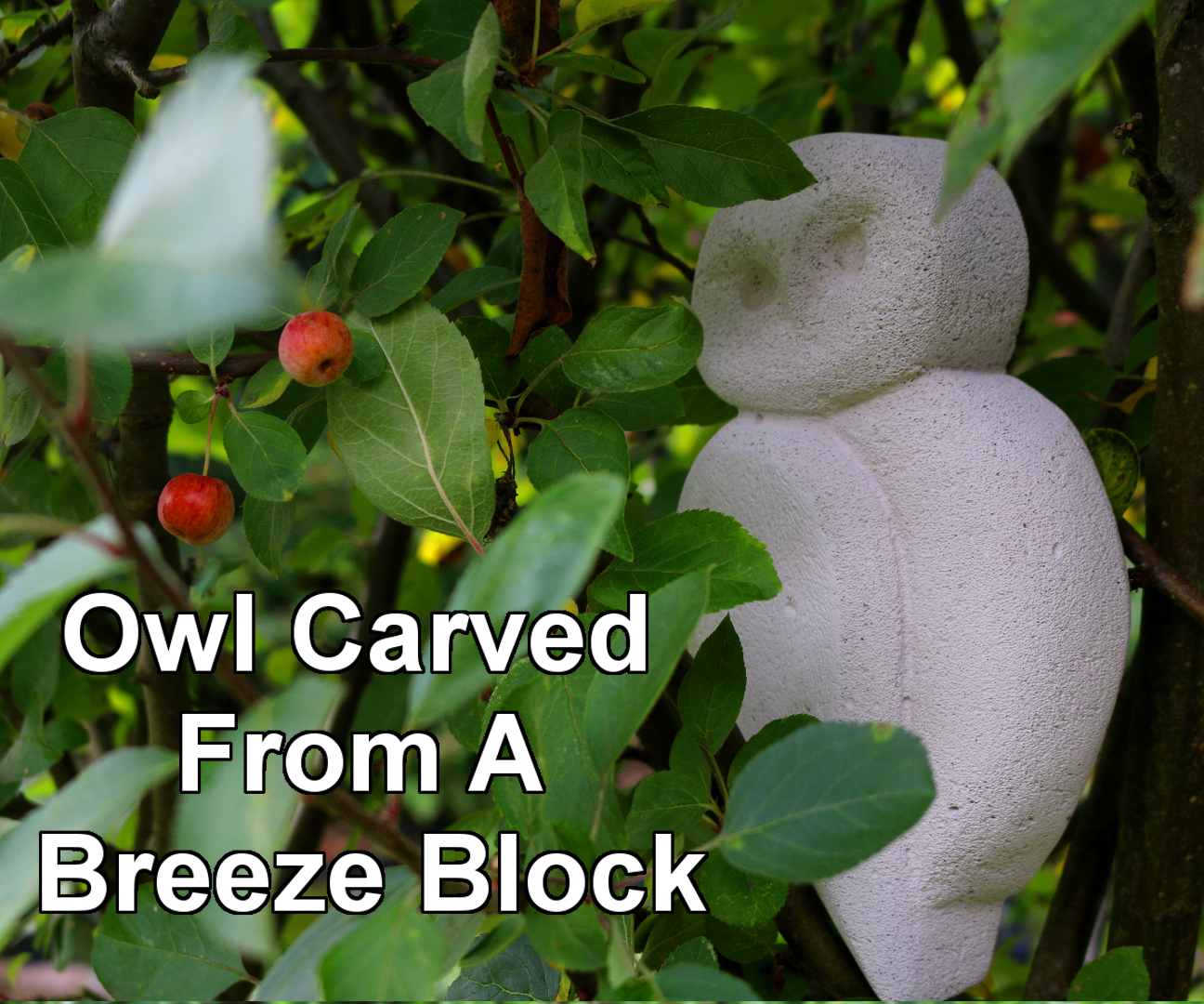 How to Carve an Owl From a Breeze Block