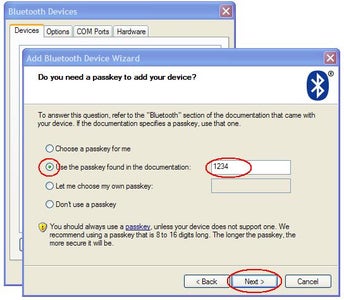 Connecting to the Module Step 4