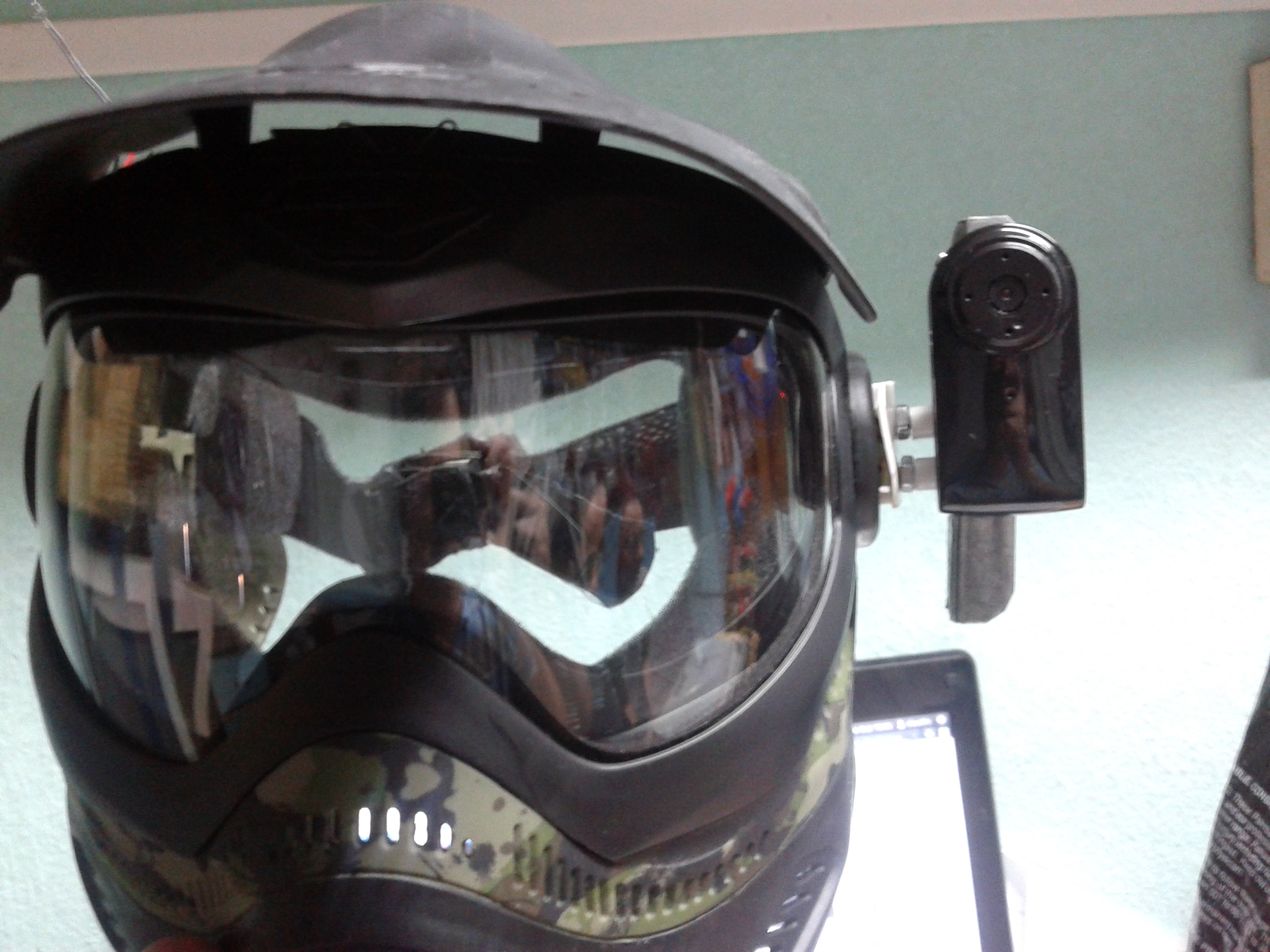 Making a Paintball Mask Camera Mount 4 Steps Instructables