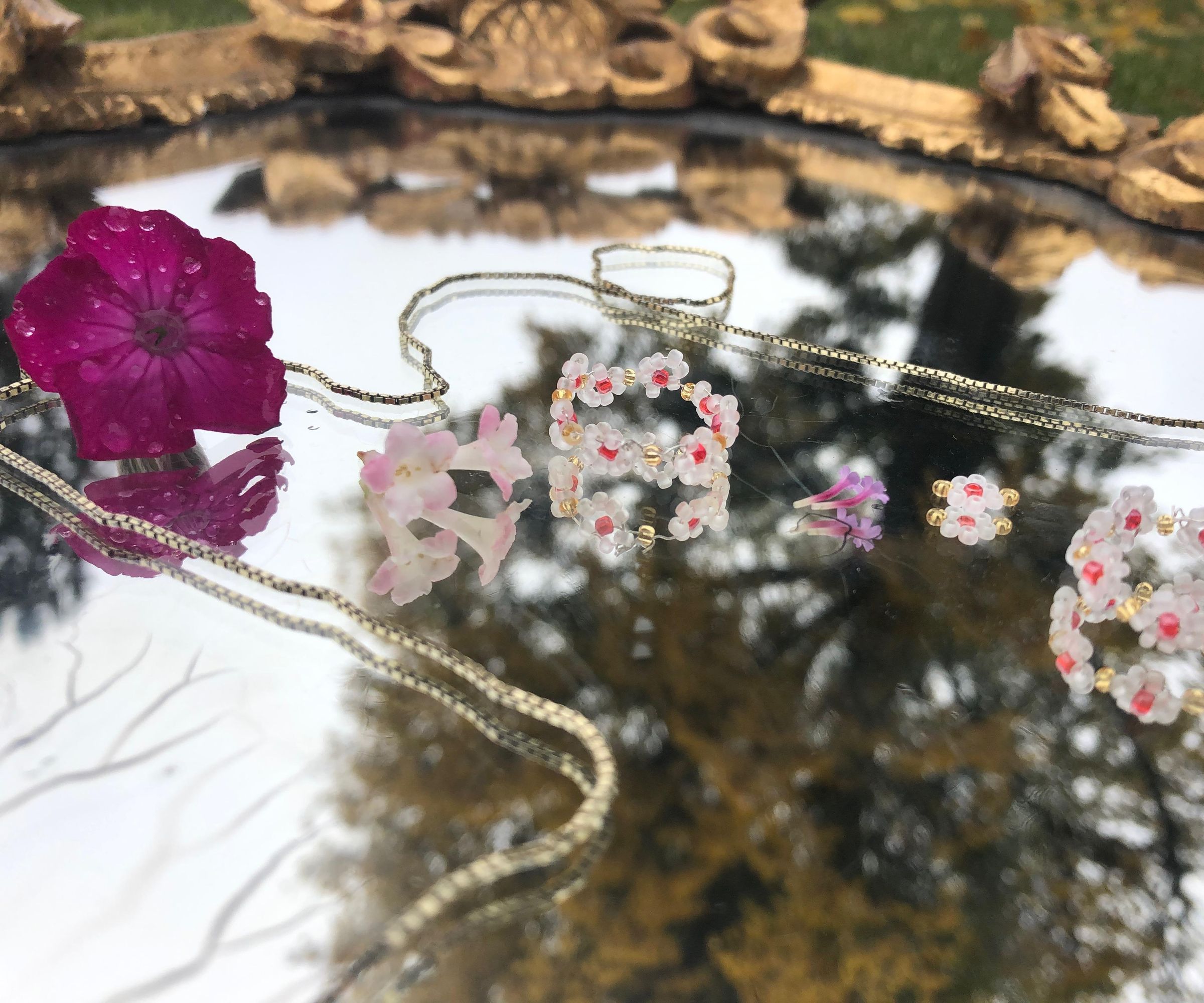 Making Flower Rings 