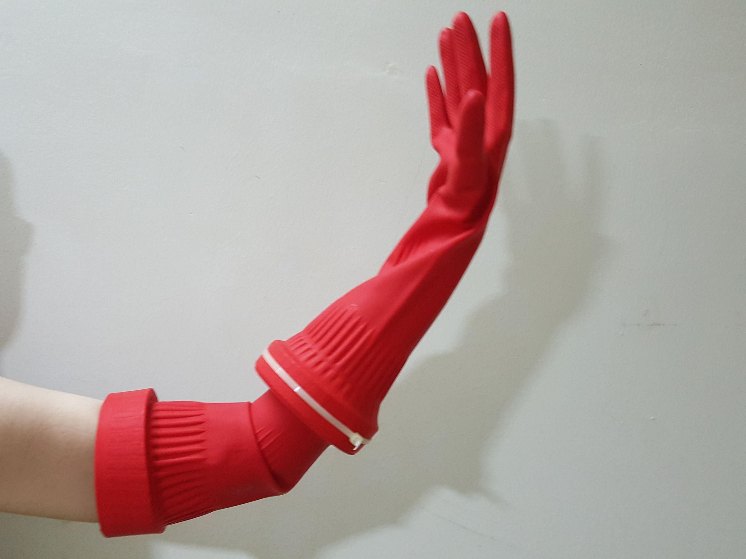 DIY Covid19 Test Booth. Part 1. How to Make a Long Cuff (Sleeve) Latex