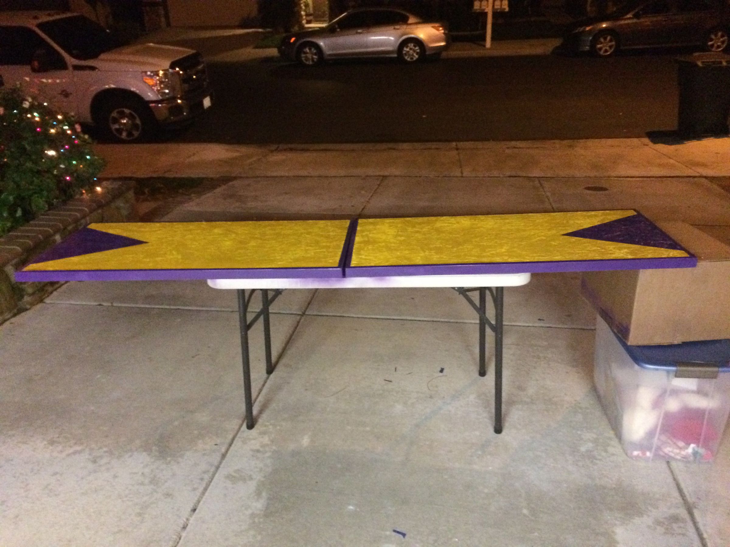 Home Made Custom Portable Beer Pong Table 6 Steps Instructables