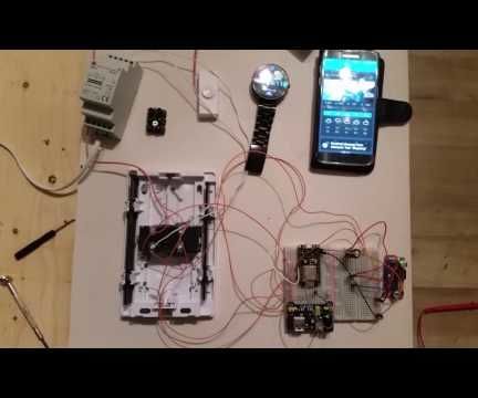 Doorbell Camera on Moto360 Using Nodemcu and Autoremote