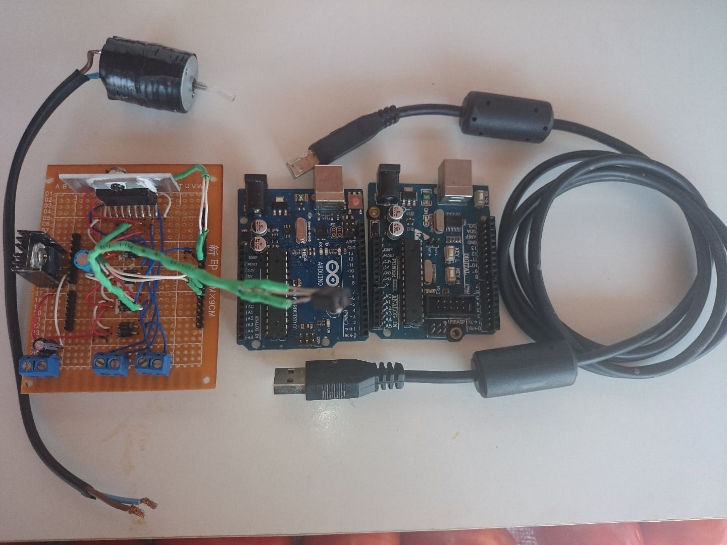 DIY  remote controlled arduino motor shield!