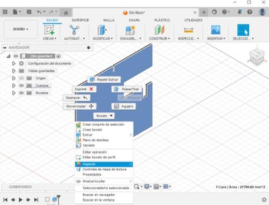 Cambiar Aspecto Del Modelo Para La Cara Espaldar