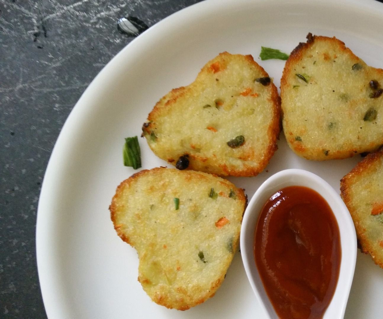 Semolina Heart Cutlets With Philips Airfryer