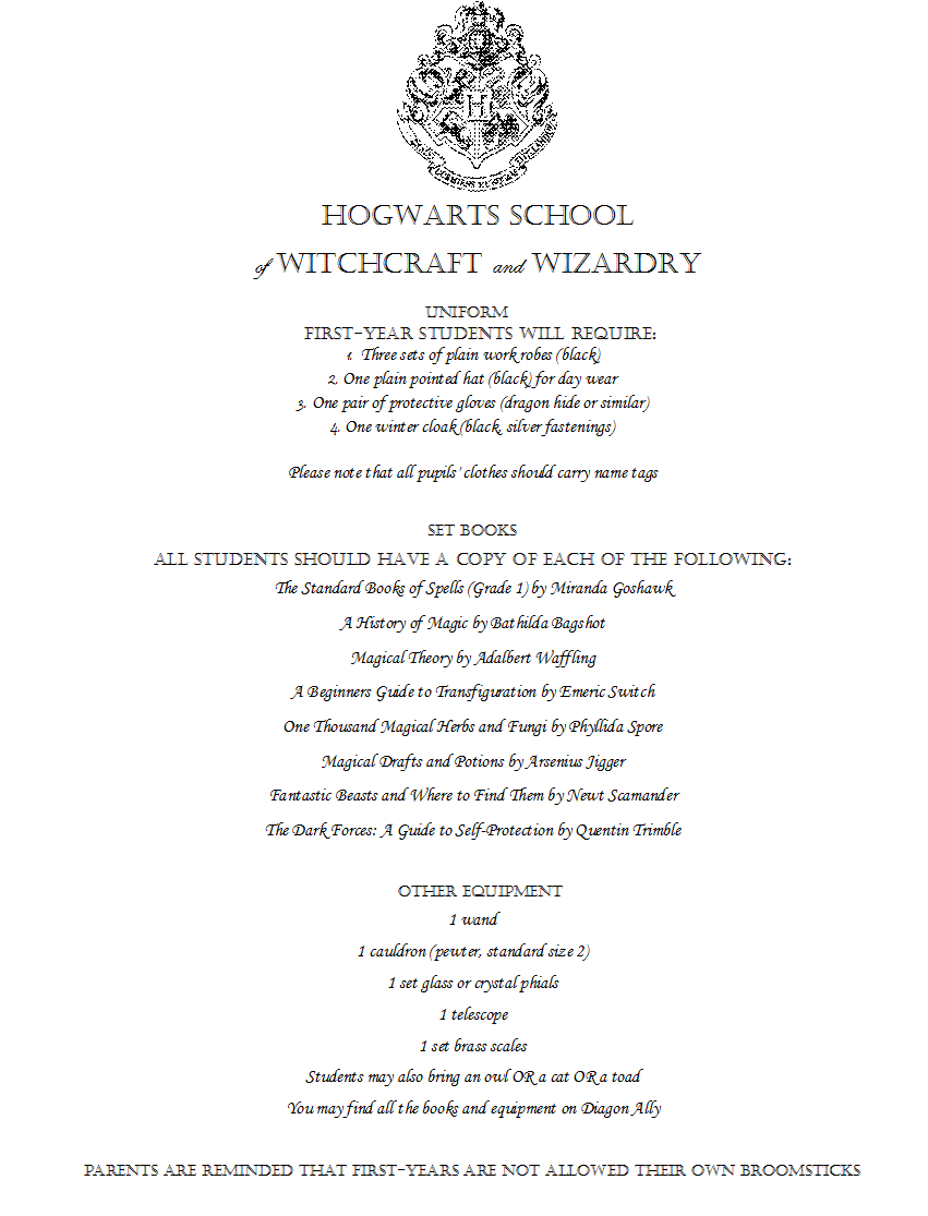 Make Your Own Hogwarts Acceptance Letter - Instructables make-your-own-hogwarts-acceptance-letter-instructables