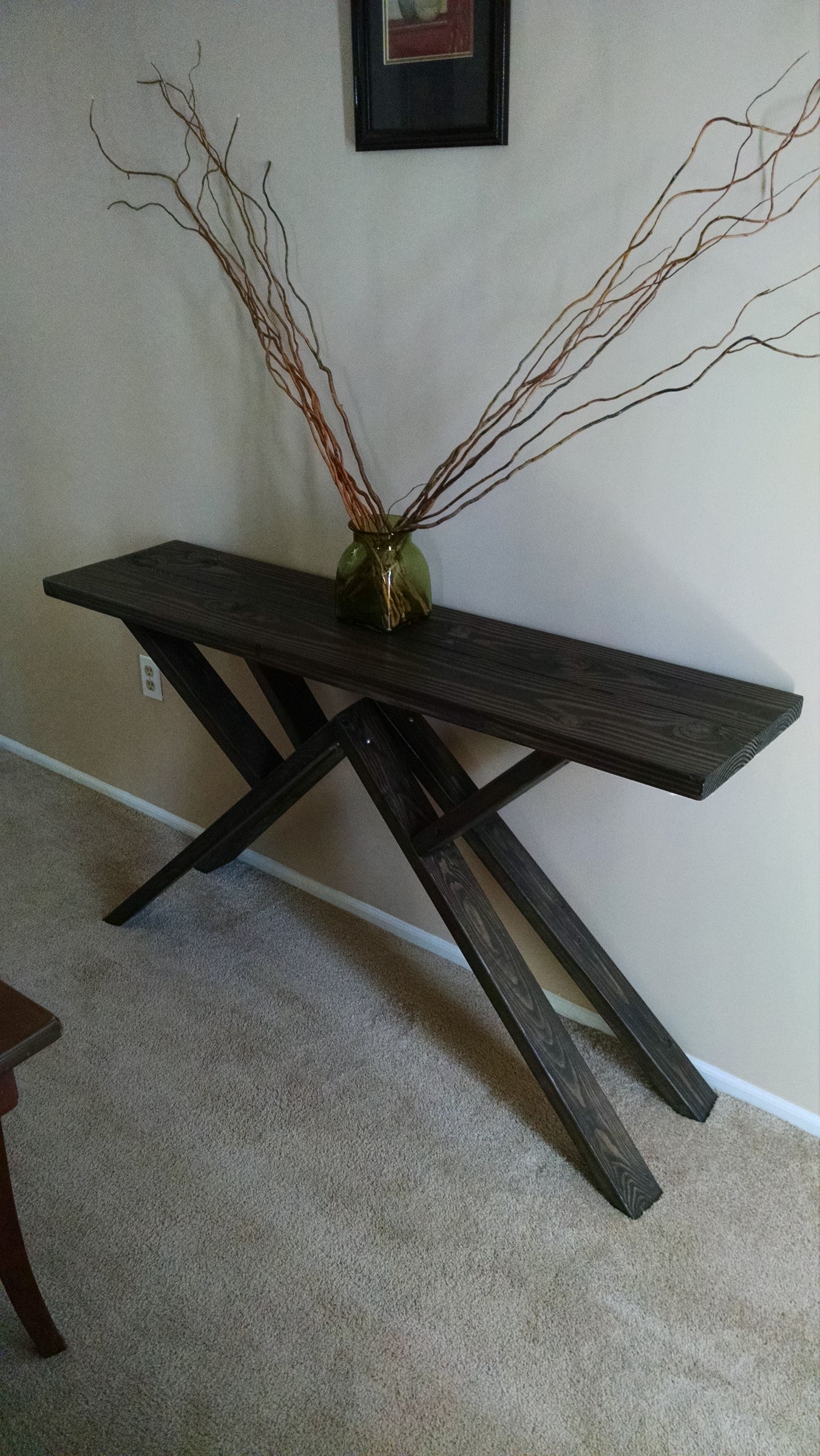 100k Table Into a $25 Console Table