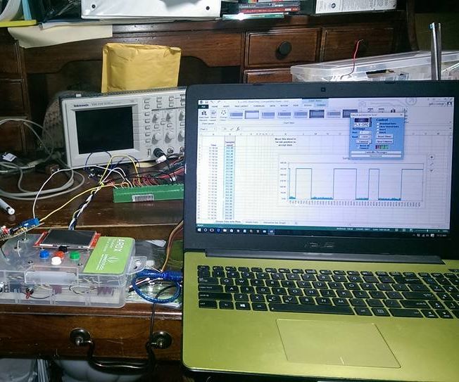 How to Make an Inexpensive 16 MHz Arduino Oscilloscope Using Excel and Your Computer Screen to Display