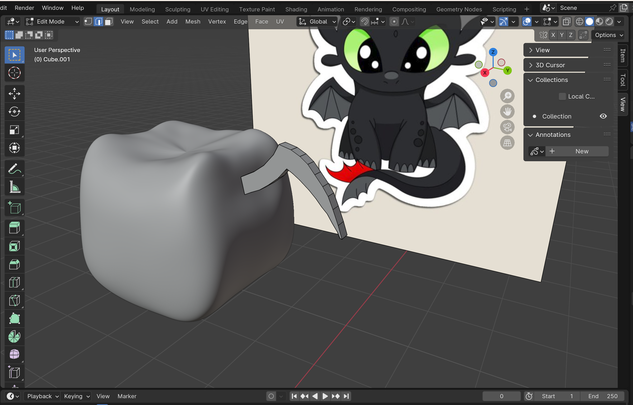 Cute Toothless Dragon 3d Printed Figure : 16 Steps (with Pictures ...