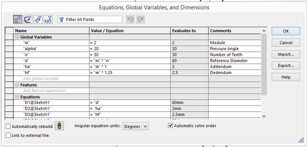 The Tip Diameter (Using the Addendum)