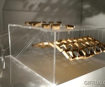 'Flight' – Suspended Kinetic Wave Sculpture