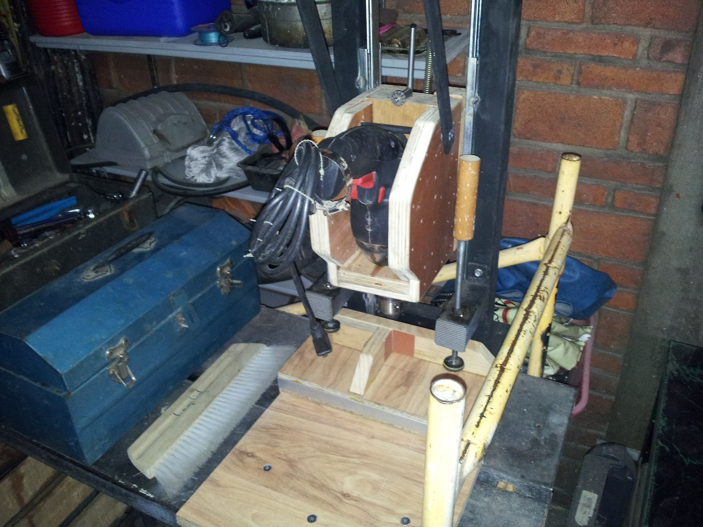Homemade drillpress