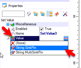 In Visuino Set Components