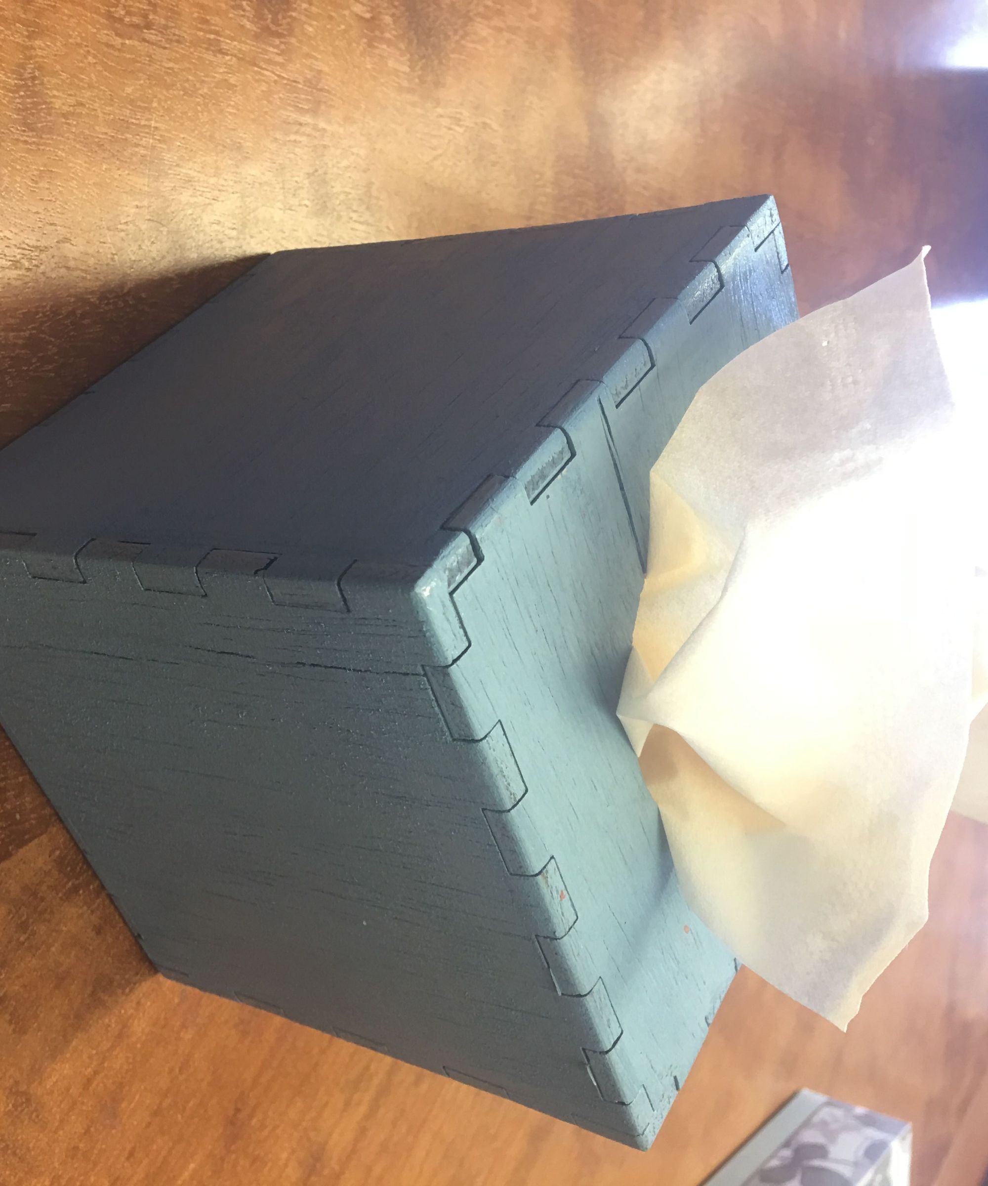 Laser Cut Tissue Box