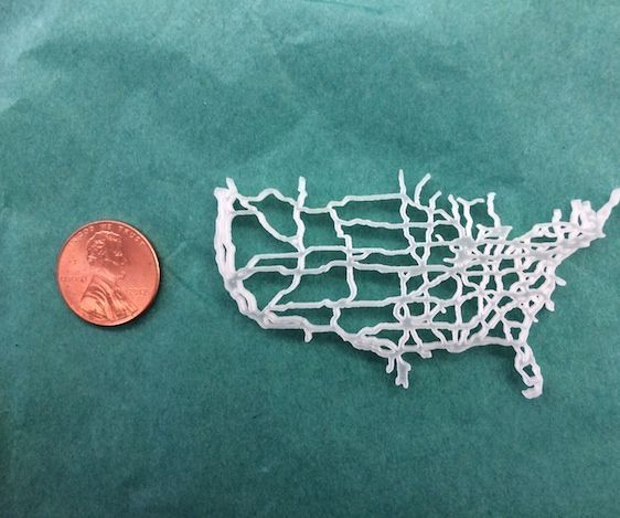 3D Print a Map Ornament for Your Holiday Tree #NationOfMakers (Other Line Drawings Can Work Too :)