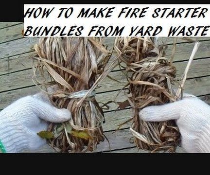 Diy Free Fire Starter Bundles, Environmentally Friendly
