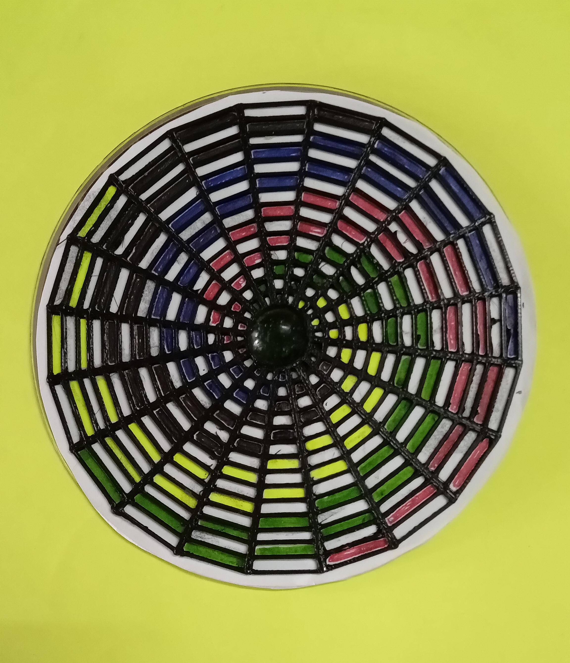 Rainbow Colored Spinning Toy Using Tinkercad 12 Steps (with Pictures