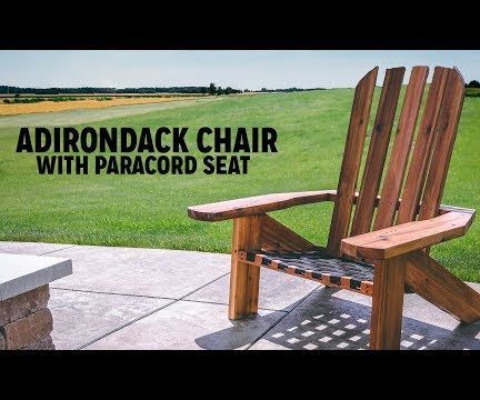 DIY Adirondack Chair With a Paracord Seat 