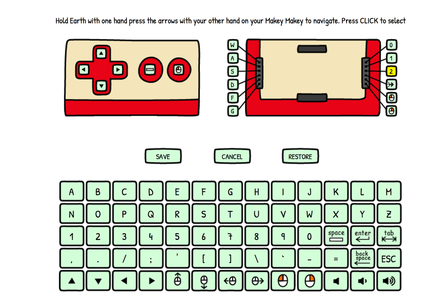Remap the Makey Makey Classic Inputs