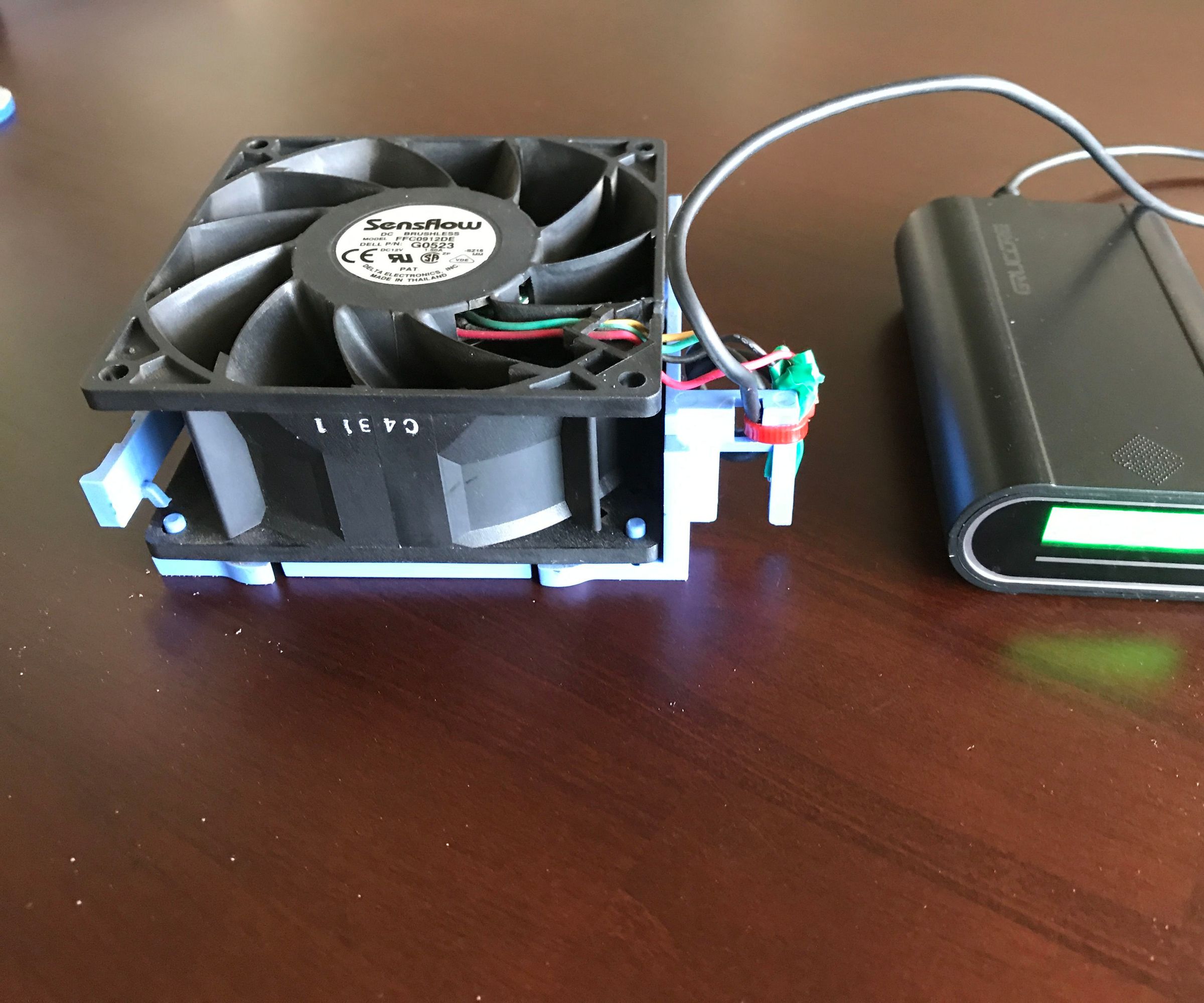 Mini USB Fan From Recycled Parts.