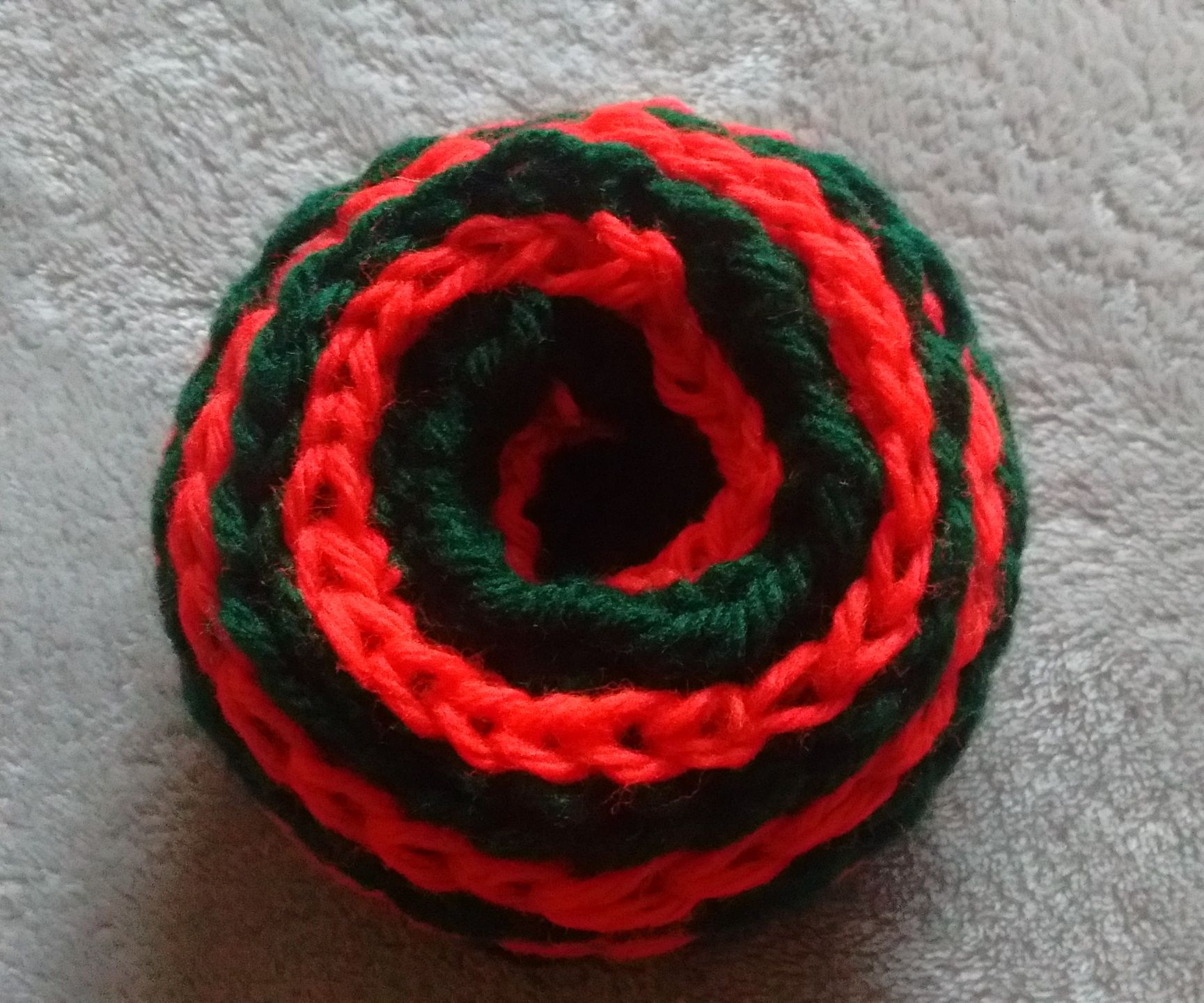 Making a Crochet Holed Sock Torus