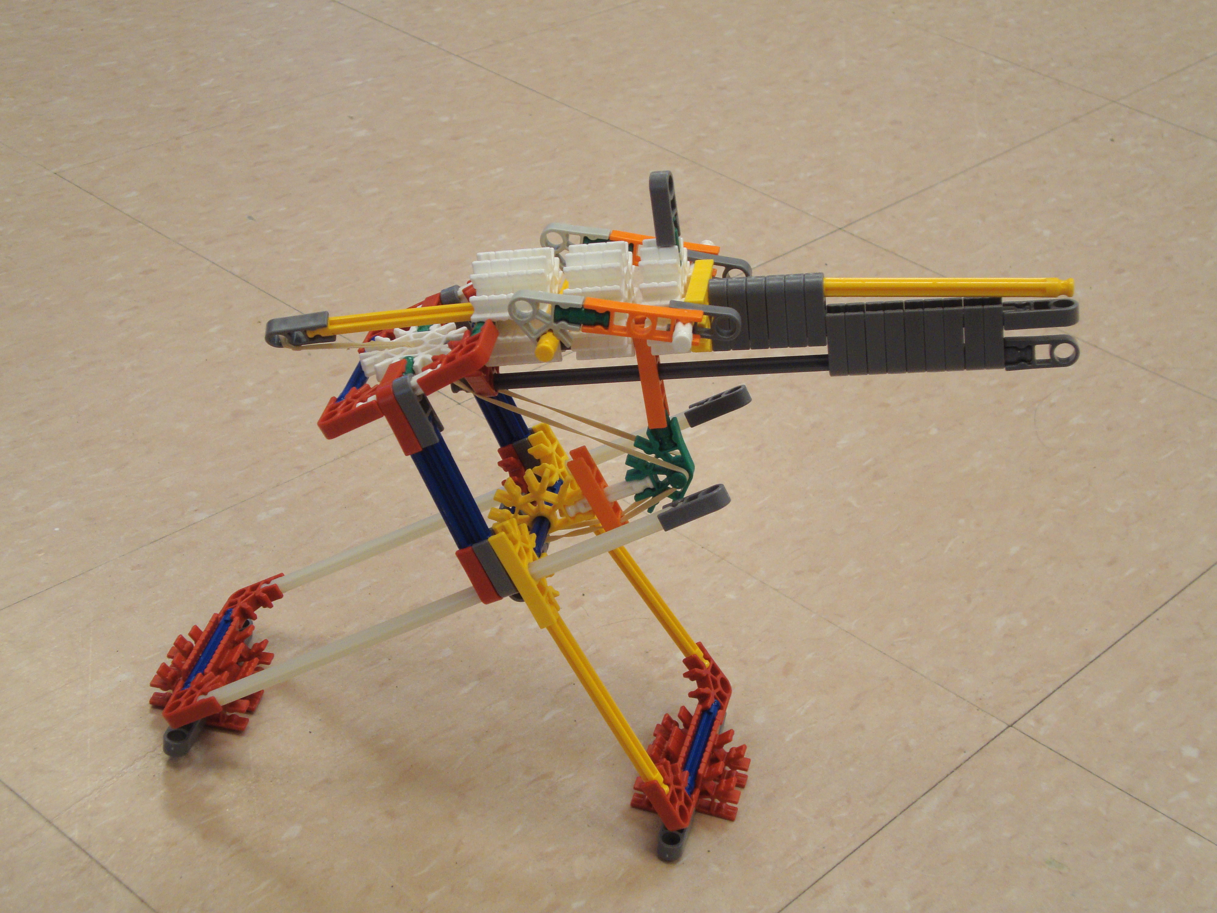 Adjustible K'nex Gun