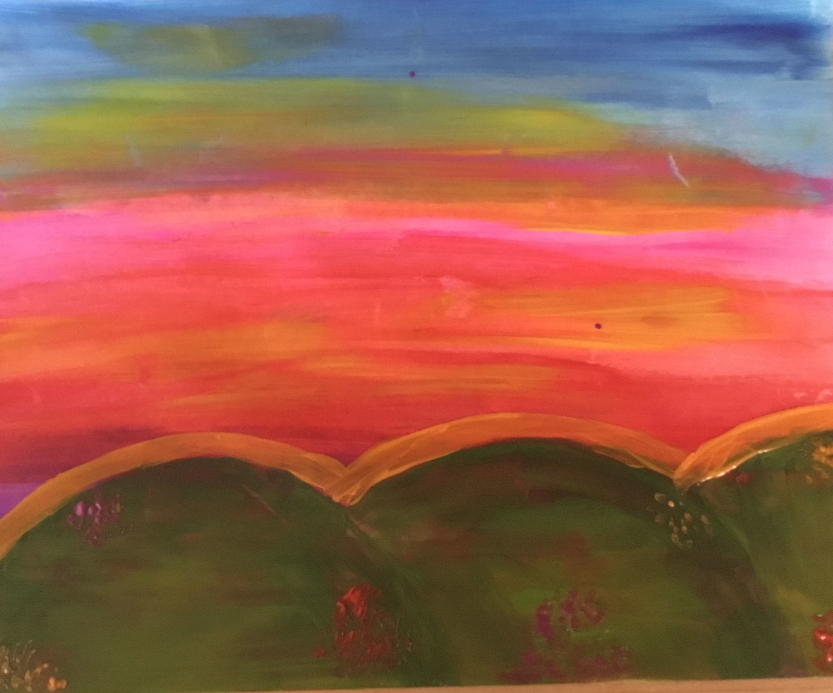 How to Paint a Landscape for Beginners! 