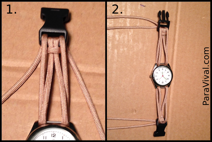 How to Make a Paracord Watch With Buckle 12 Steps with Pictures