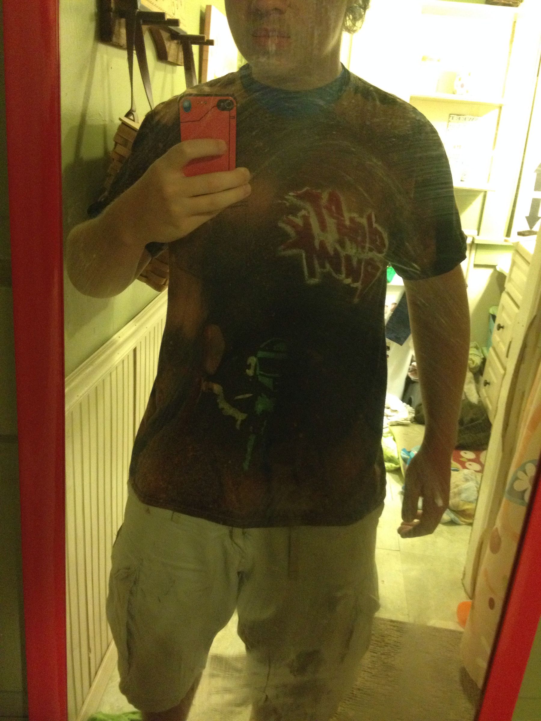 Bleach Dyed and Painted Tee Shirts