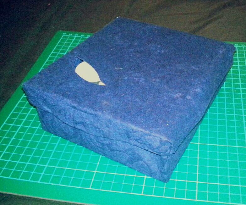 Tea Box Turned Tealight Candle Storage