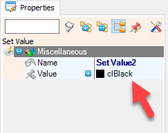 In Visuino Set Components