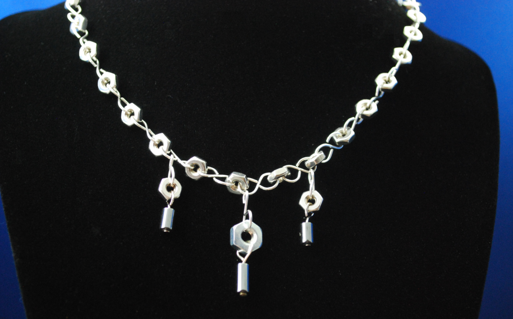 Hex Nut Necklace