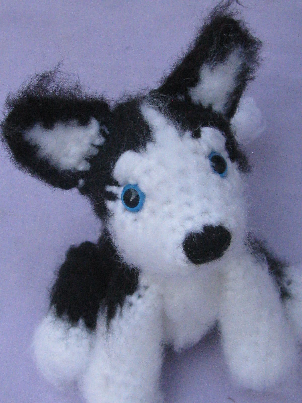 Crocheted Siberian Husky Puppy