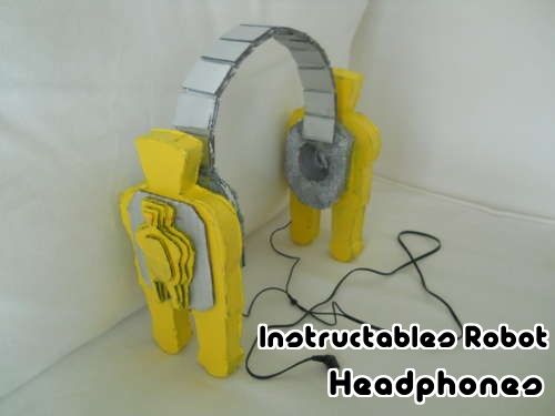 Instructables Robot Headphones