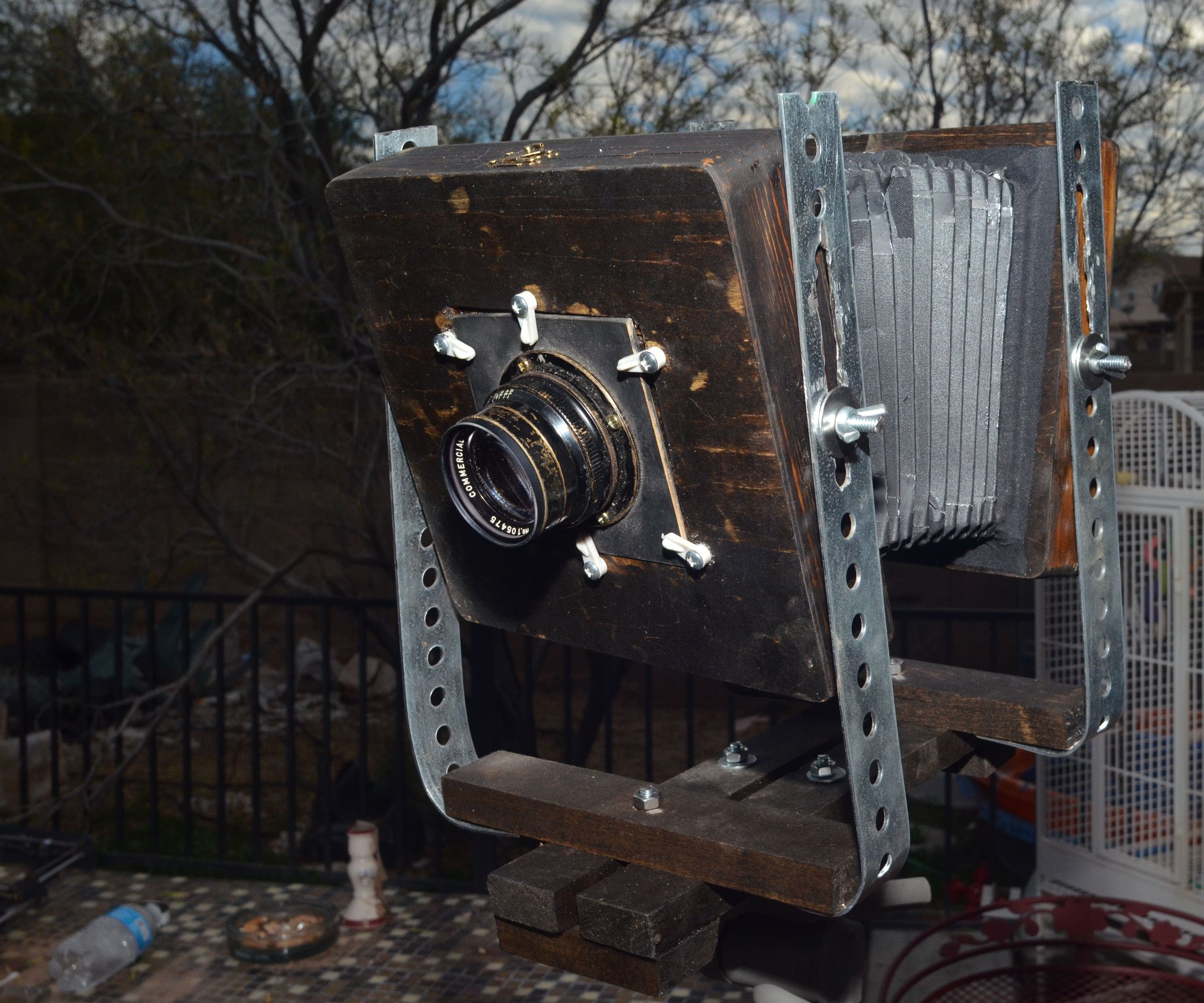 Low Cost Adjustable Rail 4x5 View Camera