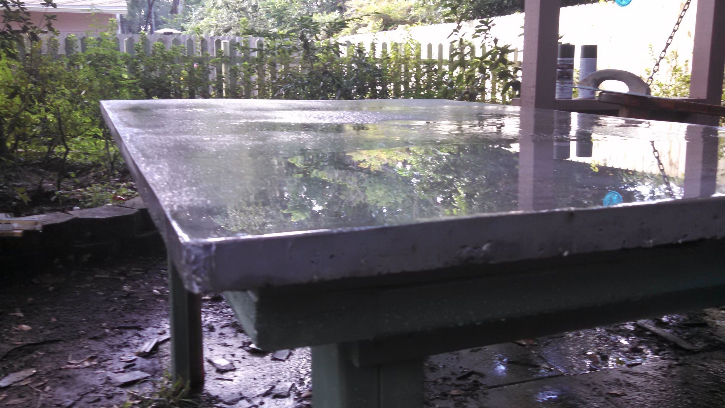 DIY Concrete Game Table Under $100