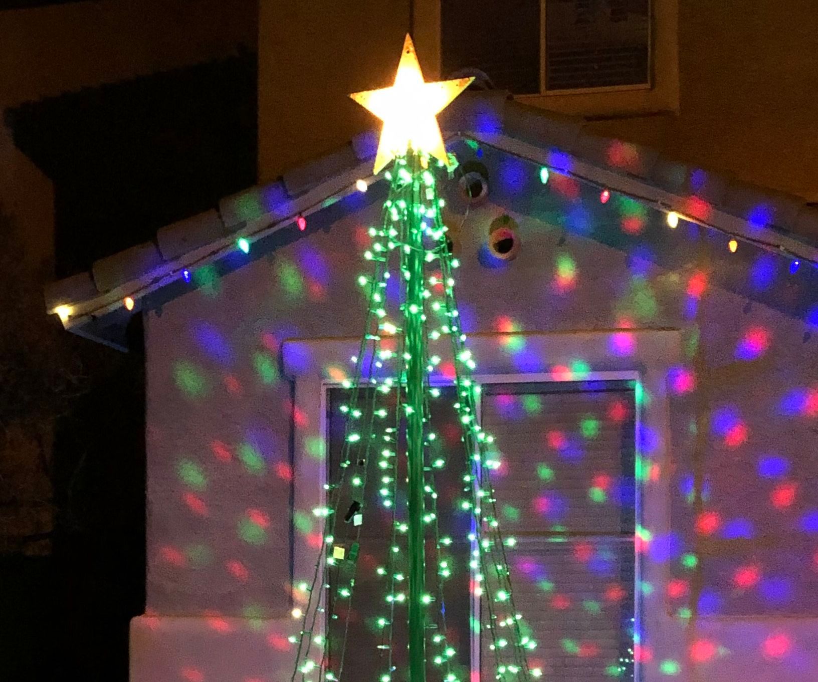 Upcycled Tetherball Christmas Tree