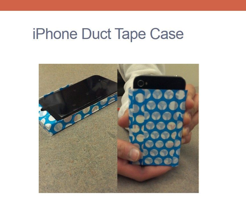 IPhone Duct Tape Case 17 Steps Instructables
