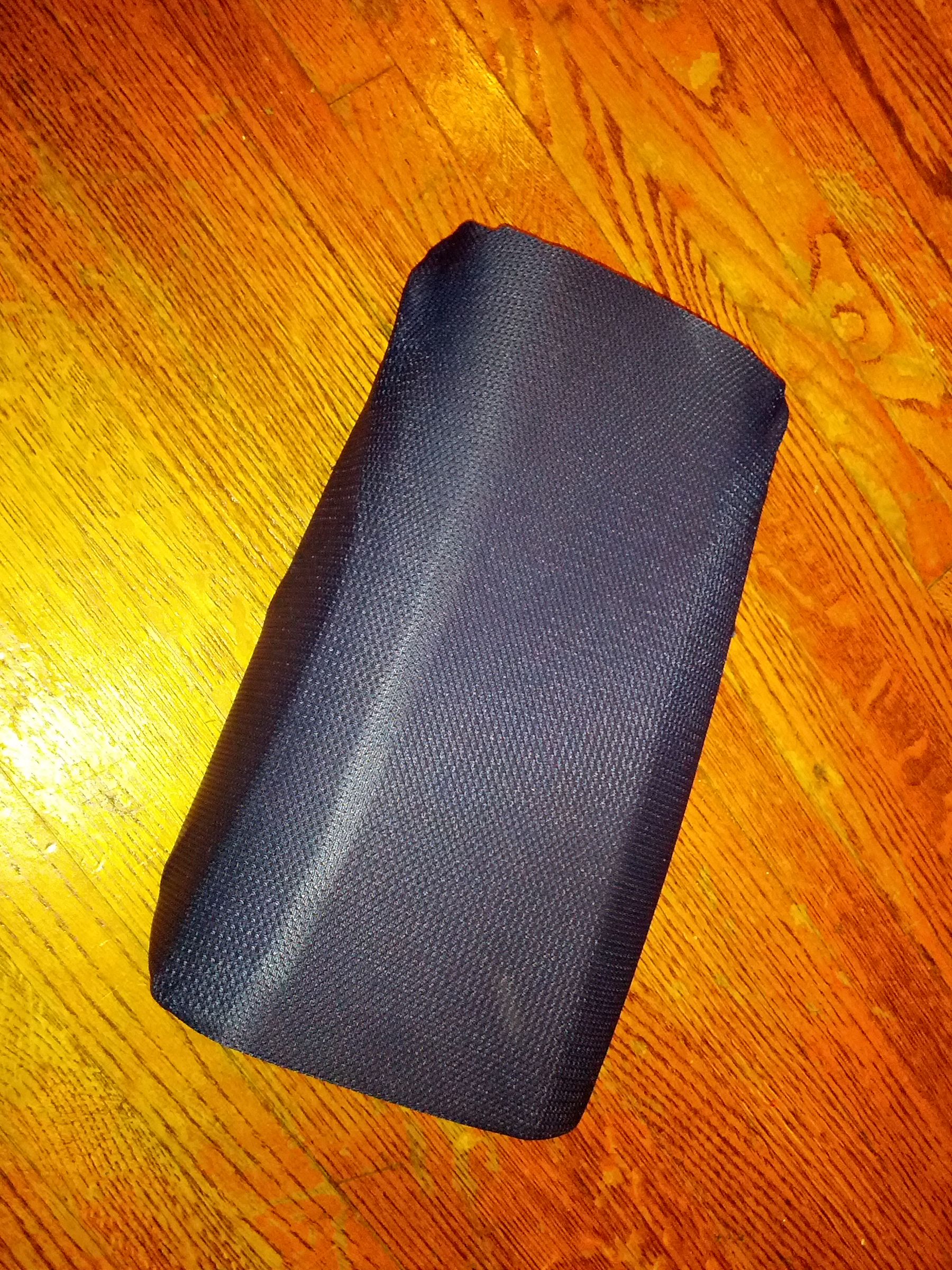 Reupholster  Center Armrest With Old Clothes