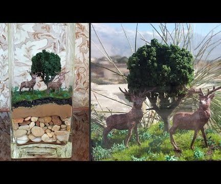 How to Make Landscape Diorama|Stag Terrarium