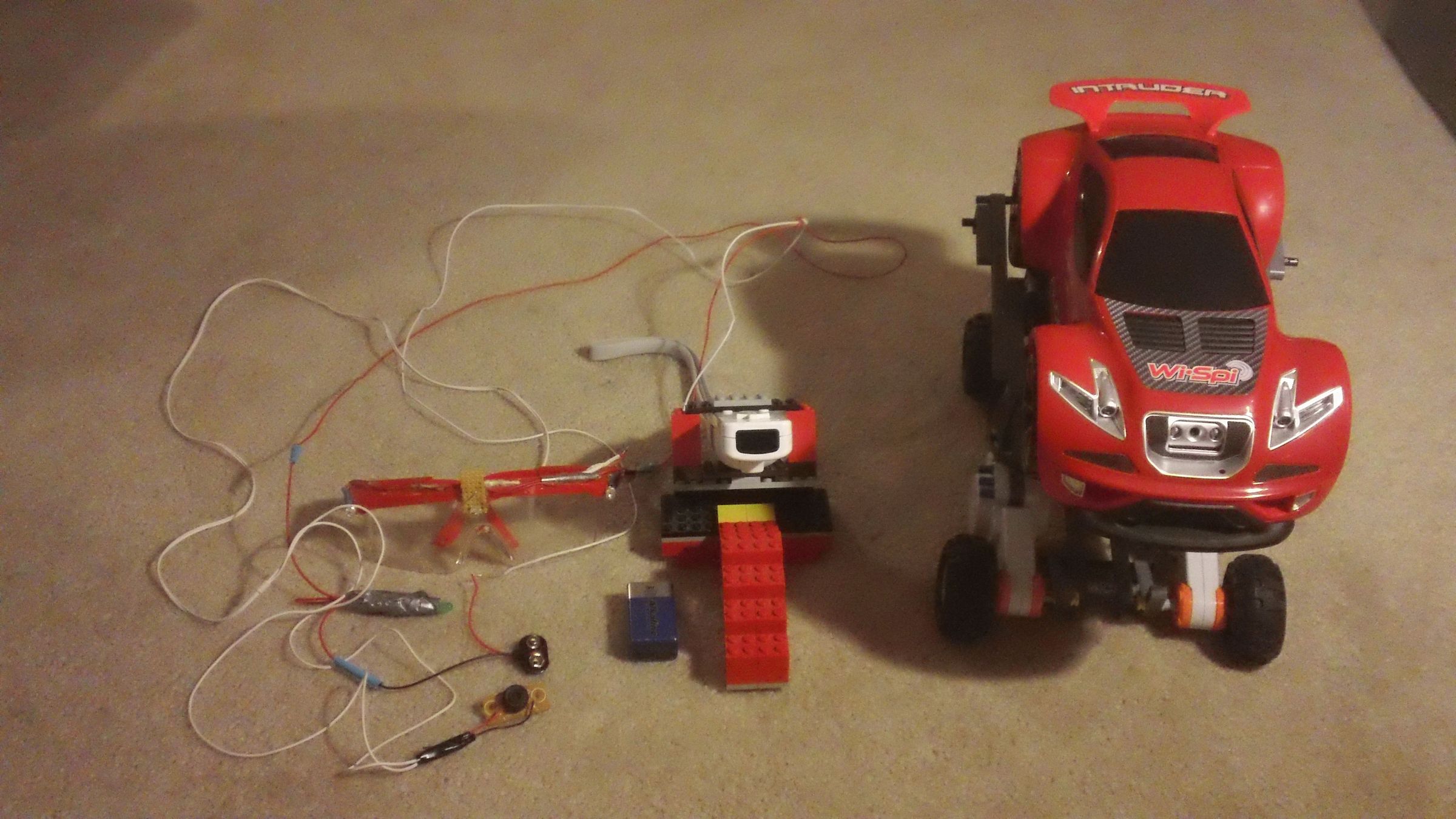 Movement and Speech Controlled Wifi Camera Bluetooth Car