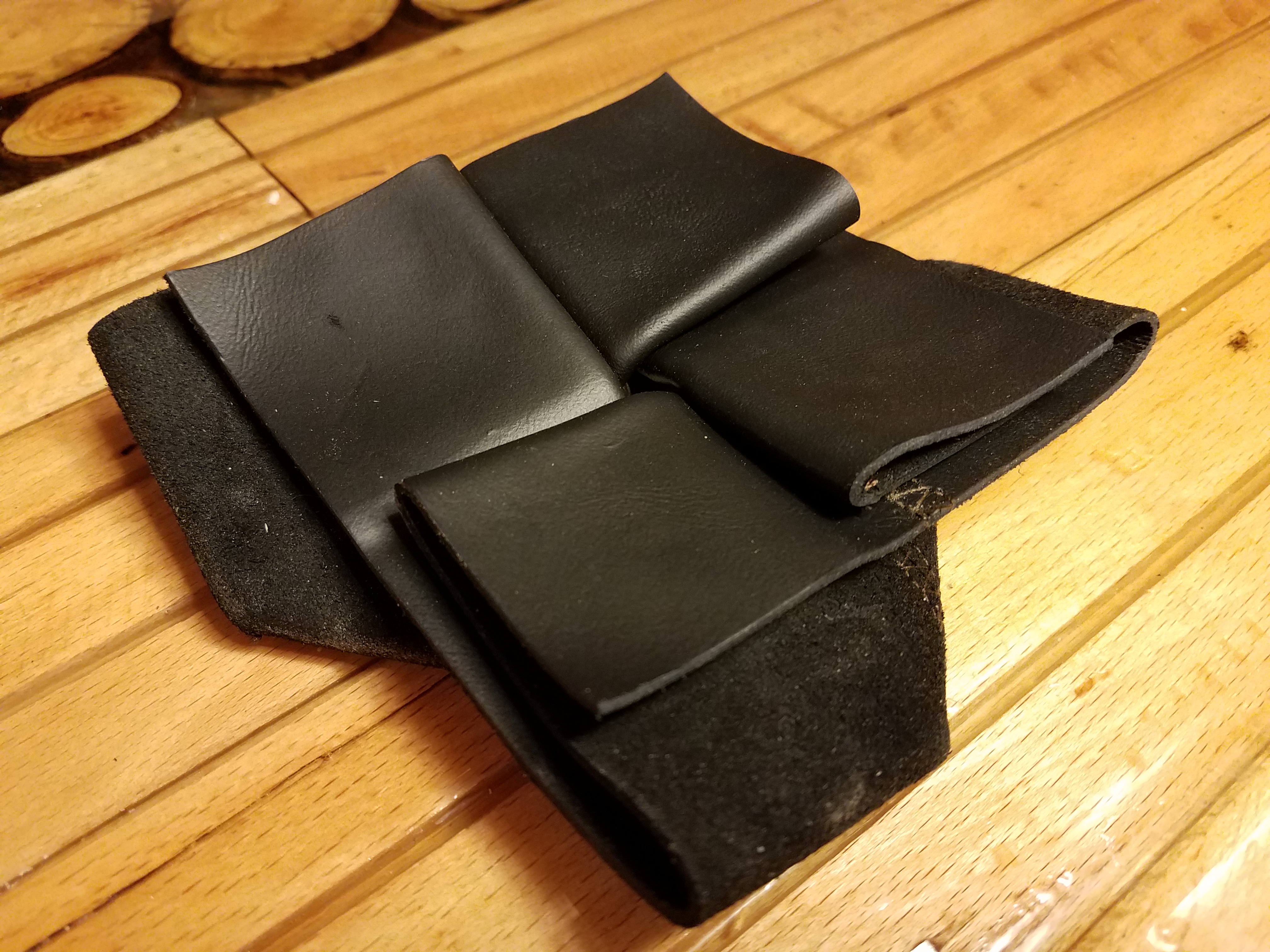 マルジェラ　ORIGAMI LEATHER KEY RING POUCH DIY Leather Origami Keychain PDF Pattern Tutorial - YouTube