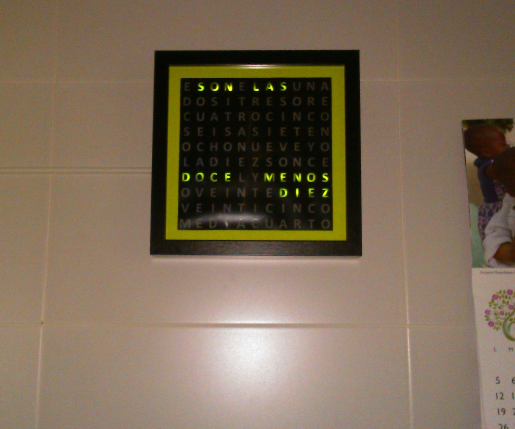 Reloj De Palabras