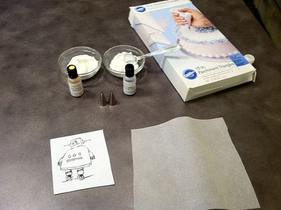 Frozen Buttercream Transfer