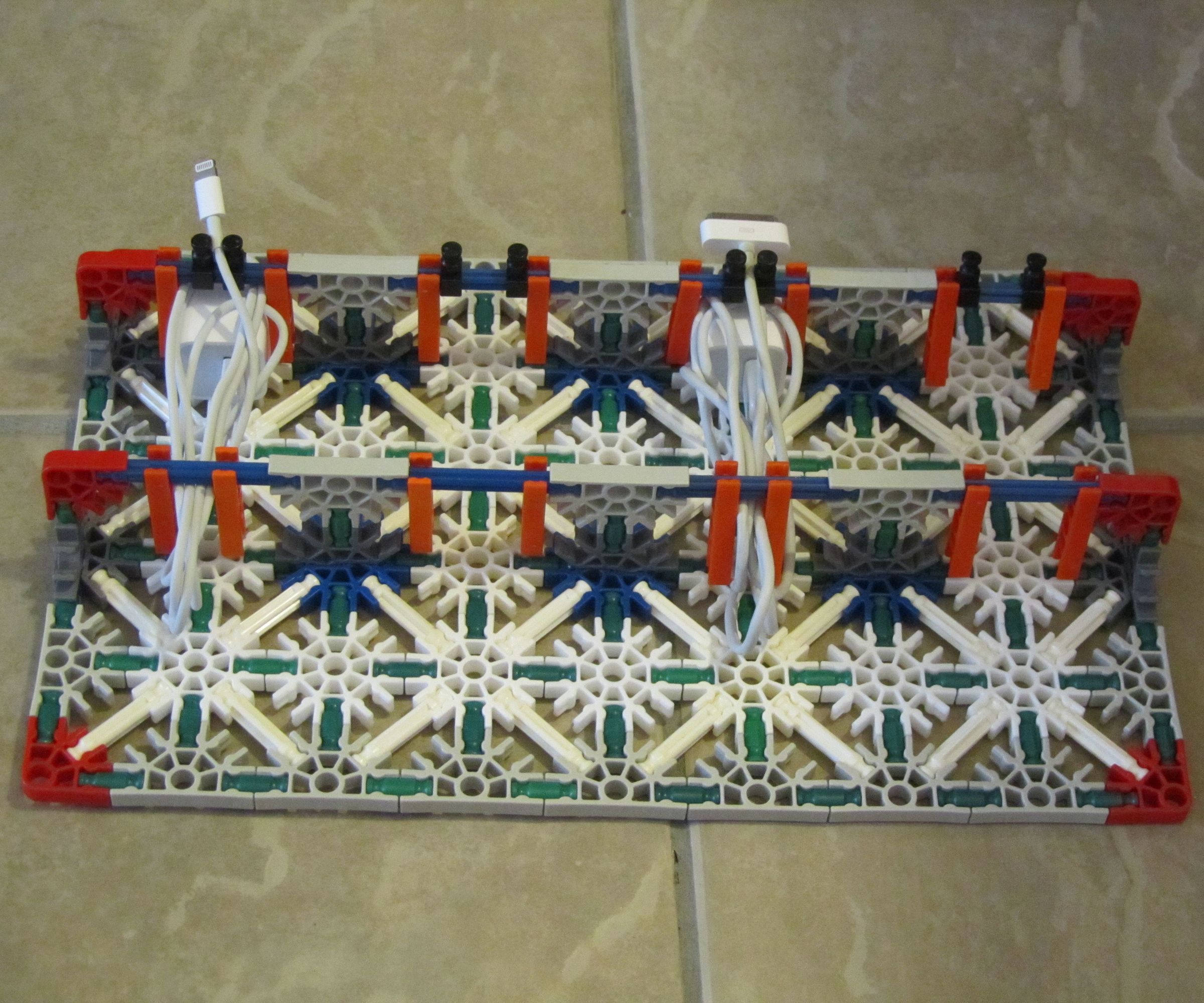 K'nex IPhone Cord Rack