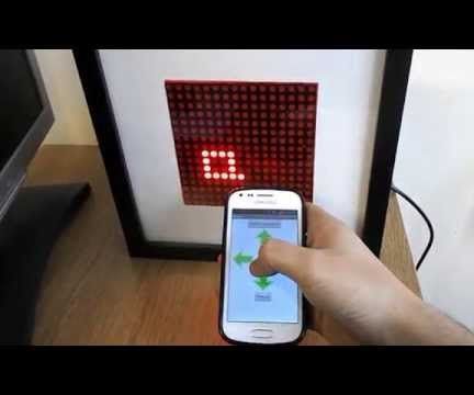 Snake on LED MATRIX (BT)